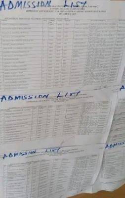 MOUAU CEC admission list, 2023/2024