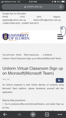 Op9XQcfbGZS2XwB0mU6VcxjJod2ILTpe6G5SrlLy UNILORIN releases virtual classroom guidelines, requirements