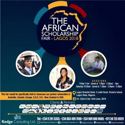 Register for the African Scholarship Fair Organized By Kedge Consulting - June 22nd & 23rd, 2018