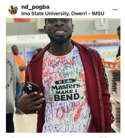 IMSU graduate vows never to further his education
