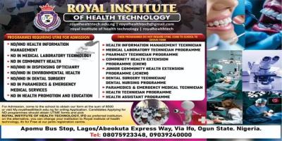 Royal Institute of Health Technology announces admissions, 2026/2027