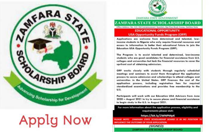 Open for Application: Zamfara State Government Scholarship 2022