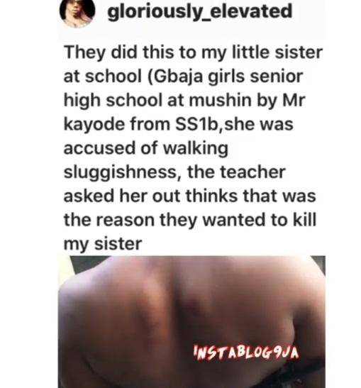 Lady Reveals What a Teacher Did to Her Sister for Allegedly Refusing to Date Him