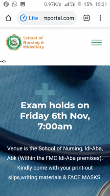 Ogun State School of Nursing and Midwifery new entrance exam date