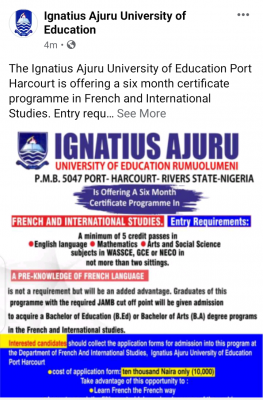 IAUE certificate programme in French and International Studies