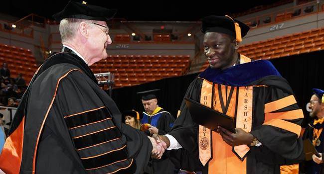 EKSU Graduate Receives Highest Honour Awarded to a Graduating PhD Student in US