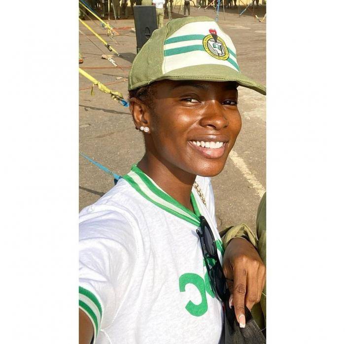 Actress Jemima Osunde shares photos in NYSC uniform as she begins service