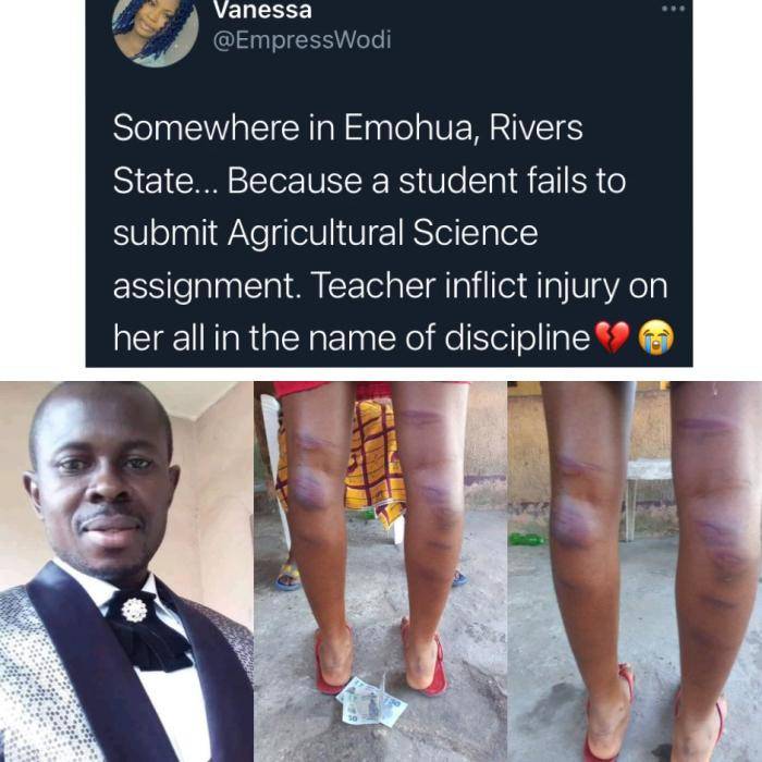 Rivers teacher brutalizes student for failing to submit an assignment