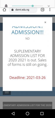 DESOMATECH extends post-UTME registration deadline for 2020/2021 session