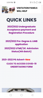 FUTMinna 4th batch admission list for 2021/2022 session (Updated)