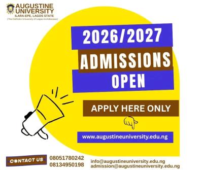 Augustine University Post-UTME/DE 2026: Eligibility and Registration Details