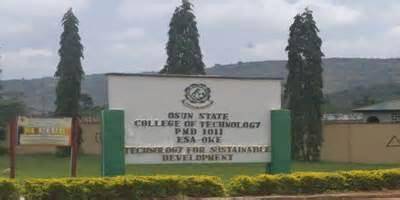 OSCOTECH ND/HND Admission Lists for 2019/2020 Session