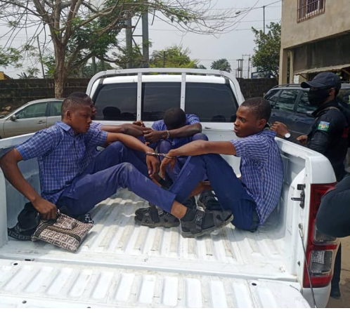 Police arrests secondary school students for cultism in Calabar