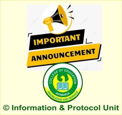 COE Akanga notice to Academic Staff on promotion requirements