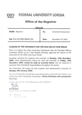FUKOKOJA announces end of year break, 2025