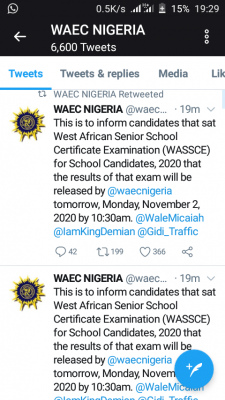 WAEC to release 2020 May/June SSCE results today