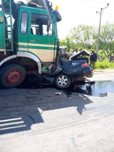 Truck Crushes University Lecturer, his Wife and three Children to Death in Benue