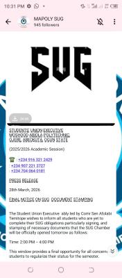 MAPOLY SUG notice on Document Stamping