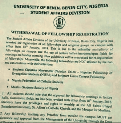 Daddy Freeze Reacts as UNIBEN Withdraws The Registration of Religious Groups on Campus