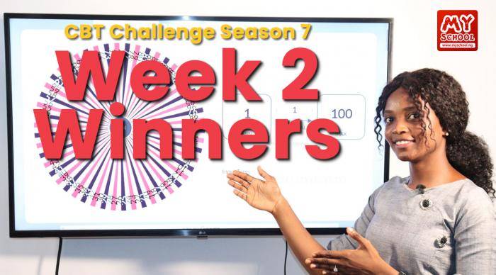Updated: Week 2 Winners for Myschool CBT Challenge 7