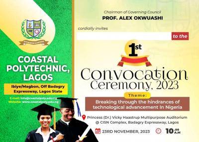 Coastal Poly announces 1st convocation ceremony