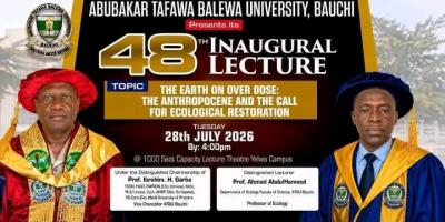 ATBU announces 48th Inaugural Lecture