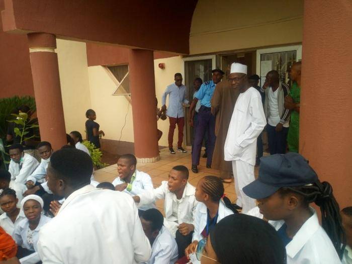 KSU Medical Students Protest Non-Accreditation of The Faculty