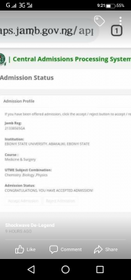 EBSU admission list out, 2020/2021 session