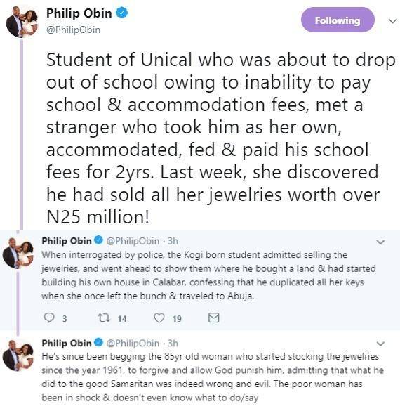 UNICAL Student Steals Jewelry Worth N25m From Sponsor