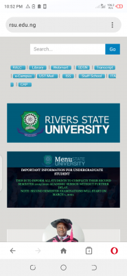 RSUST notice on commencement of 2nd semester exam, 2019/2020