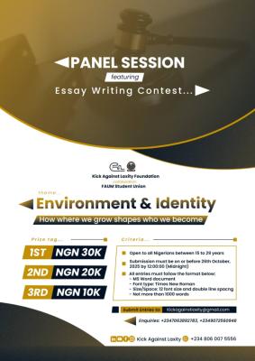 Kick Against Laxity Foundation announces Essay Writing Contest