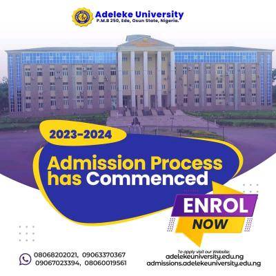 Adeleke University Post-UTME/DE 2023: Eligibility and Registration Details