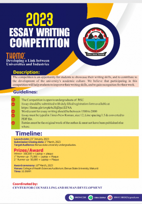 BSUM 2023 Essay Writing competition