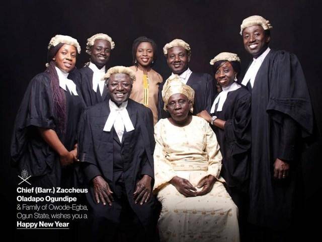 Proud Nigerian Father shows Off His Children Who Are All Lawyers