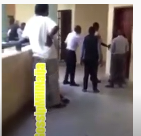 Covenant university staff caught on video assaulting a student (video)