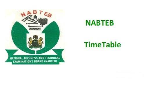NABTEB Timetable for 2020 May/June NBC/NTC Examinations