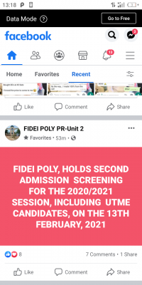 Fidei Polytechnic, Gboko notice on 2nd admission screening exercise, 2020/2021