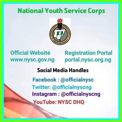NYSC notice to the pubic on fake Instagram handle
