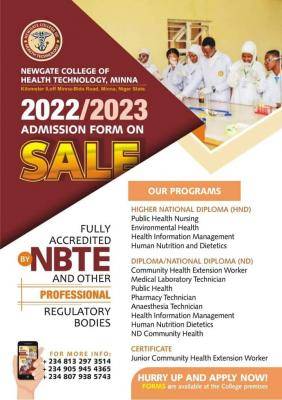 Newgate college of Health Admission, 2022/2023