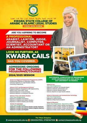 Kwara State CAILS Post-UTME 2024: eligibility, registration and screening details
