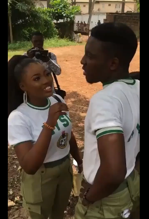 Corps Member Pranked his Girlfriend before Proposing, see her Reaction (video)