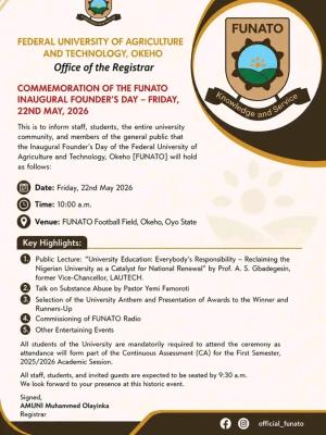 FUNATO announces Inaugural Founders' Day