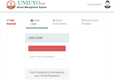 UNIUYO screening test for pre-degree and basic studies applicants, 2020/2021 session