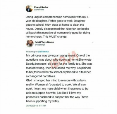 Man Frowns at Nigerian Text Books and Teachers That Impart Wrong Information on Pupil