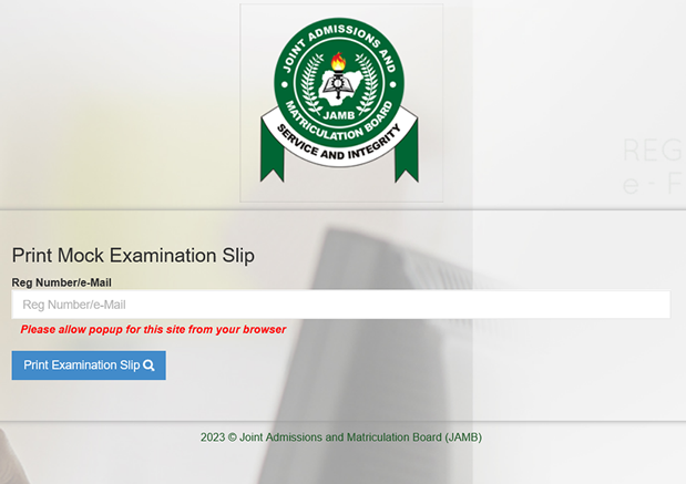 JAMB mock exam slips for 2023 are ready - See simple guidelines to print yours