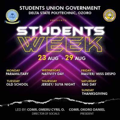 Delta State Polytechnic, Ozoro SUG Students Week