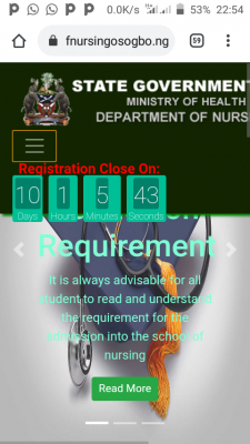 Osun State School of Nursing extends 2020 application deadline