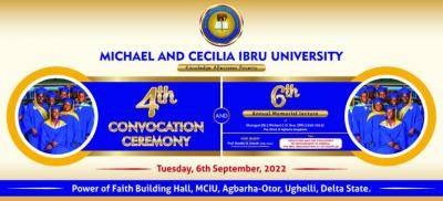 MCIU announces 4th Convocation Ceremony