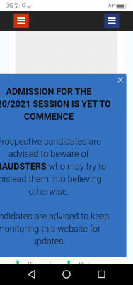 NAUB advises candidates to beware of fraudsters as 2020/2021 admission is yet to commence