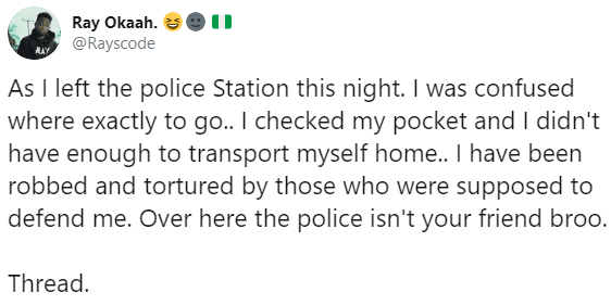 UNIPORT Student Shares his Encounter With SARS Officials.